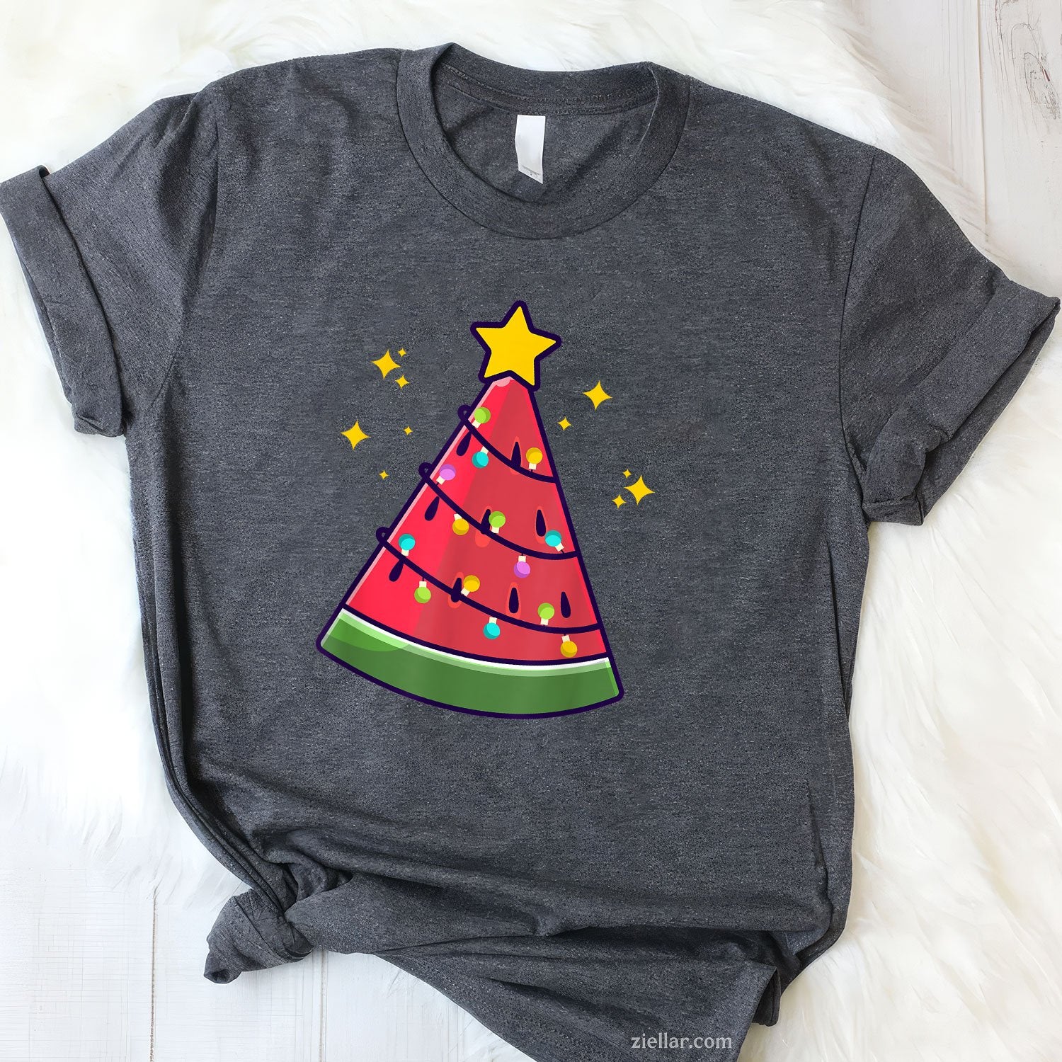 Christmas In July Watermelon Summer Xmas Tree