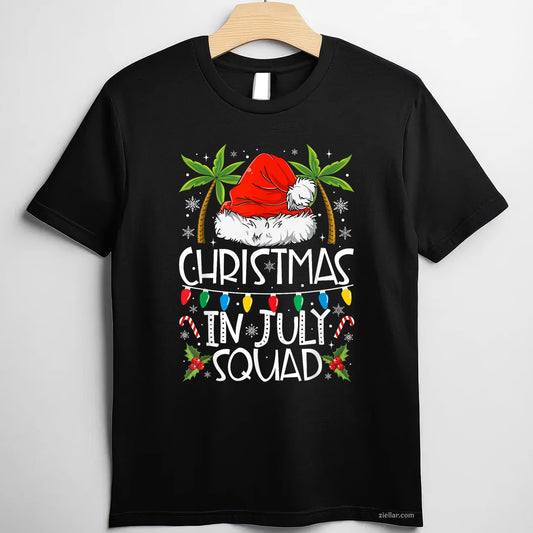 Christmas In July Squad Funny Summer Xmas Men Women TShirt