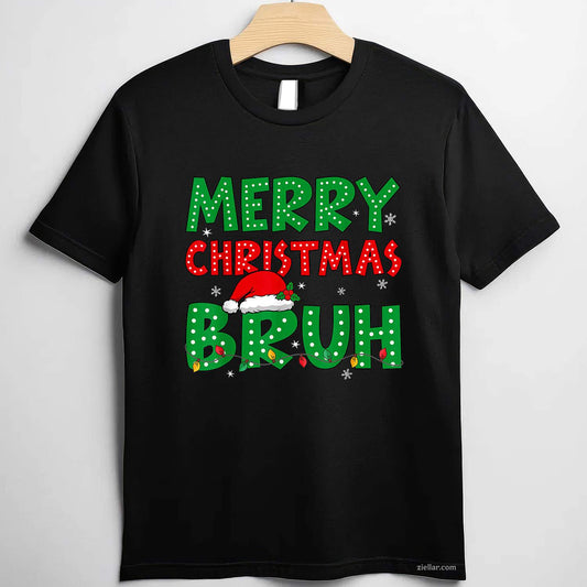 Christmas Palm Tree Light Hawaiian Tropical Xmas T-Shirt_ Fun And Unique Holiday Tee