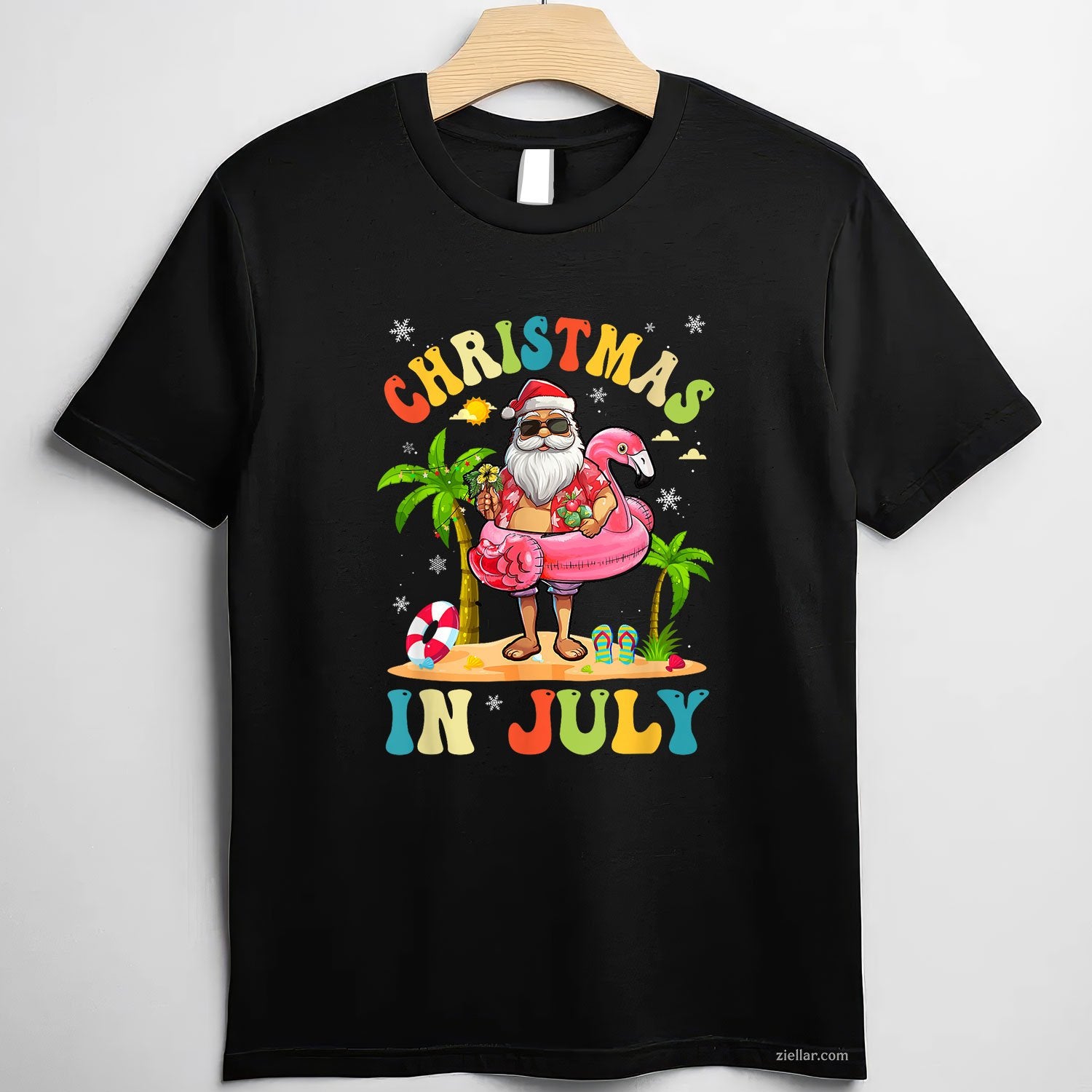 Christmas In July Funny Santa Summer