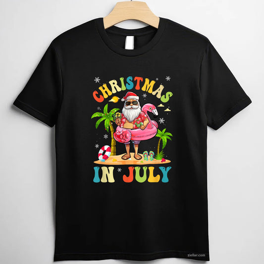 Christmas In July Funny Santa Summer
