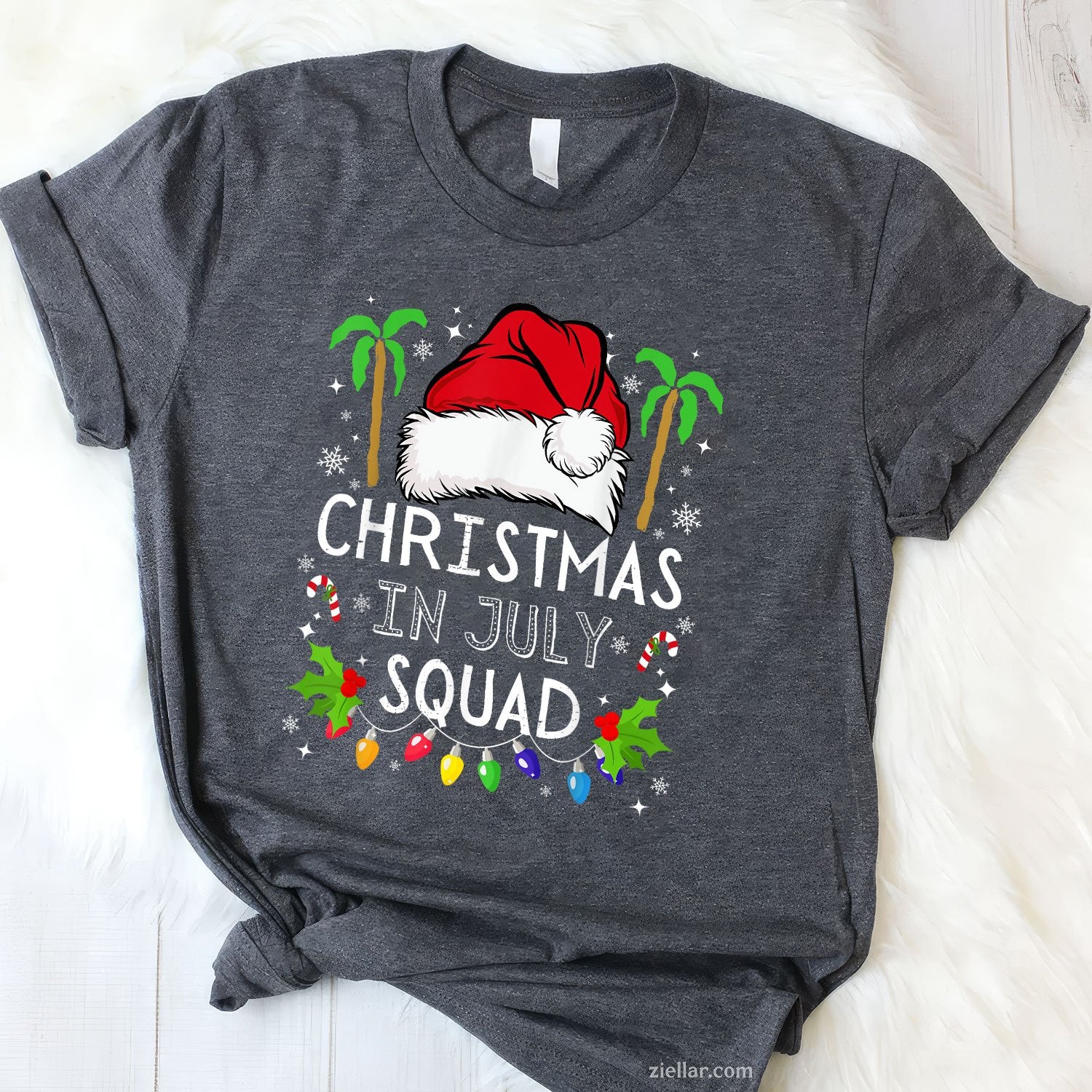 Christmas In July Squad Funny Summer Xmas Men