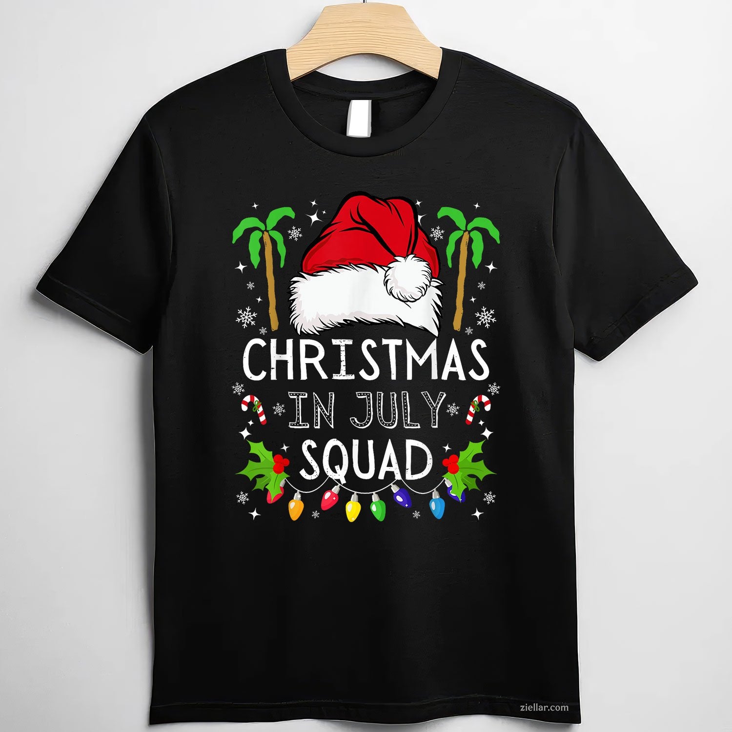 Christmas In July Squad Funny Summer Xmas Men