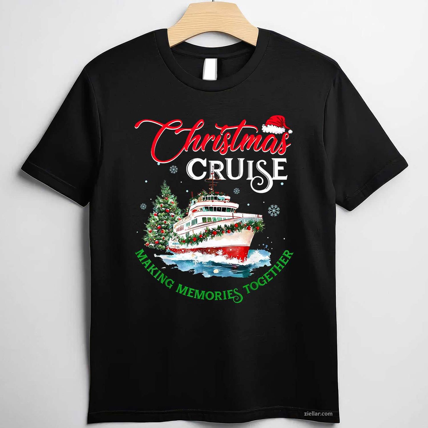 Christmas Cruise Squad Making Memories Together Family Trip T-Shirt, A Family Trip Christmas Cruise Squad Tee
