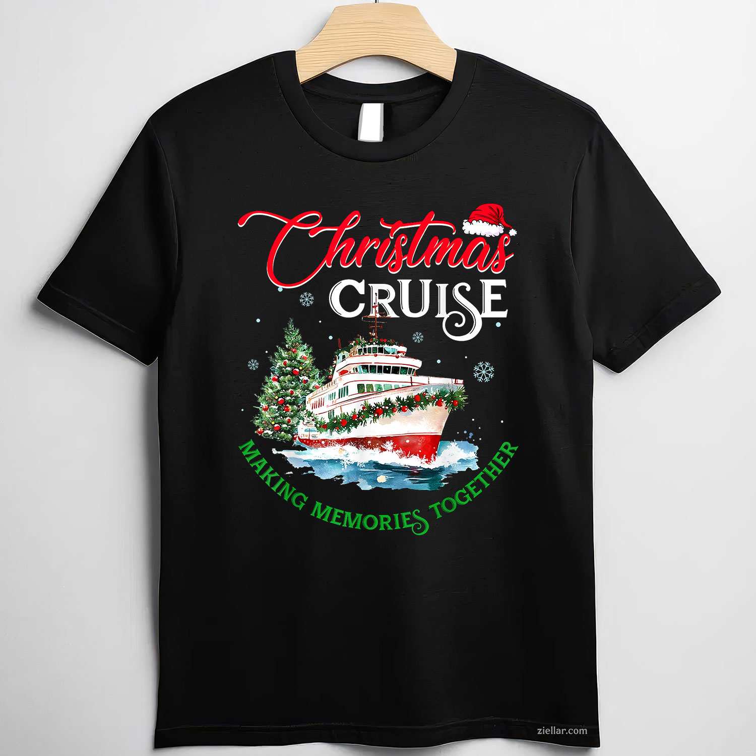 Christmas Cruise Squad Making Memories Together Family Trip T-Shirt, A Family Trip Christmas Cruise Squad Tee