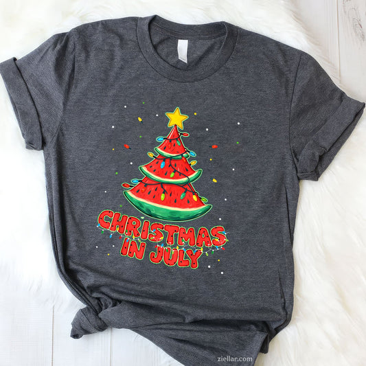 Christmas In July Watermelon Tree Beach Summer