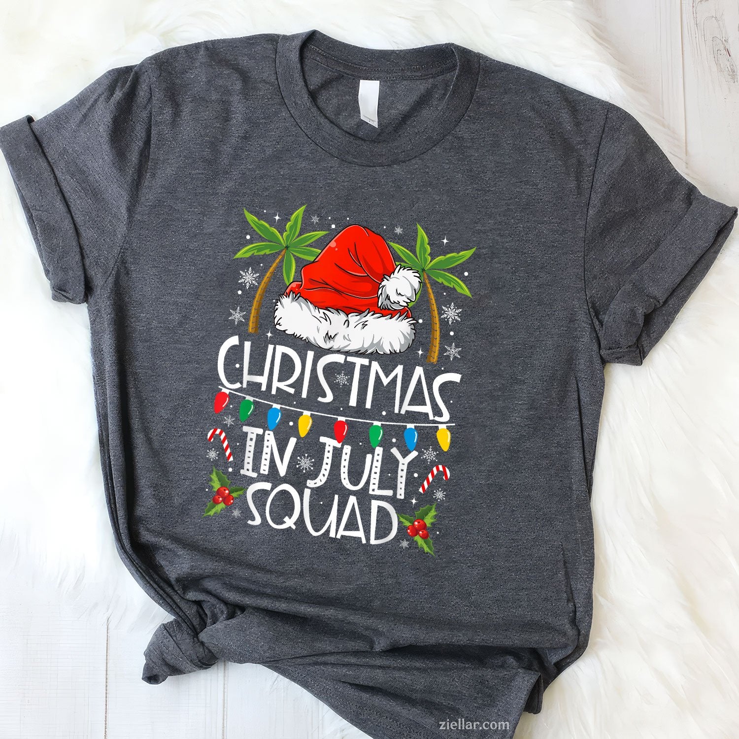 Christmas In July Squad Funny Summer Xmas Men Women TShirt