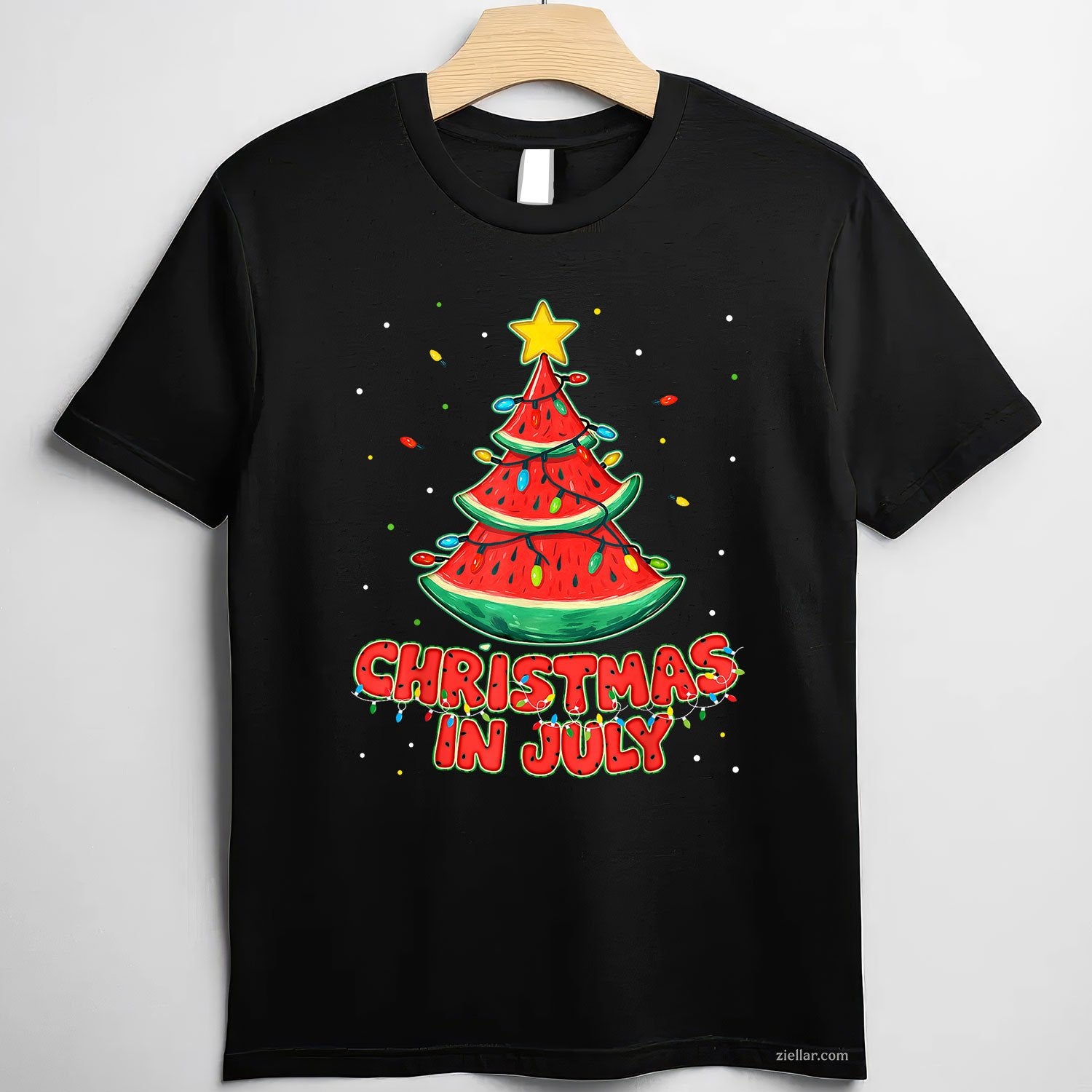 Christmas In July Watermelon Tree Beach Summer