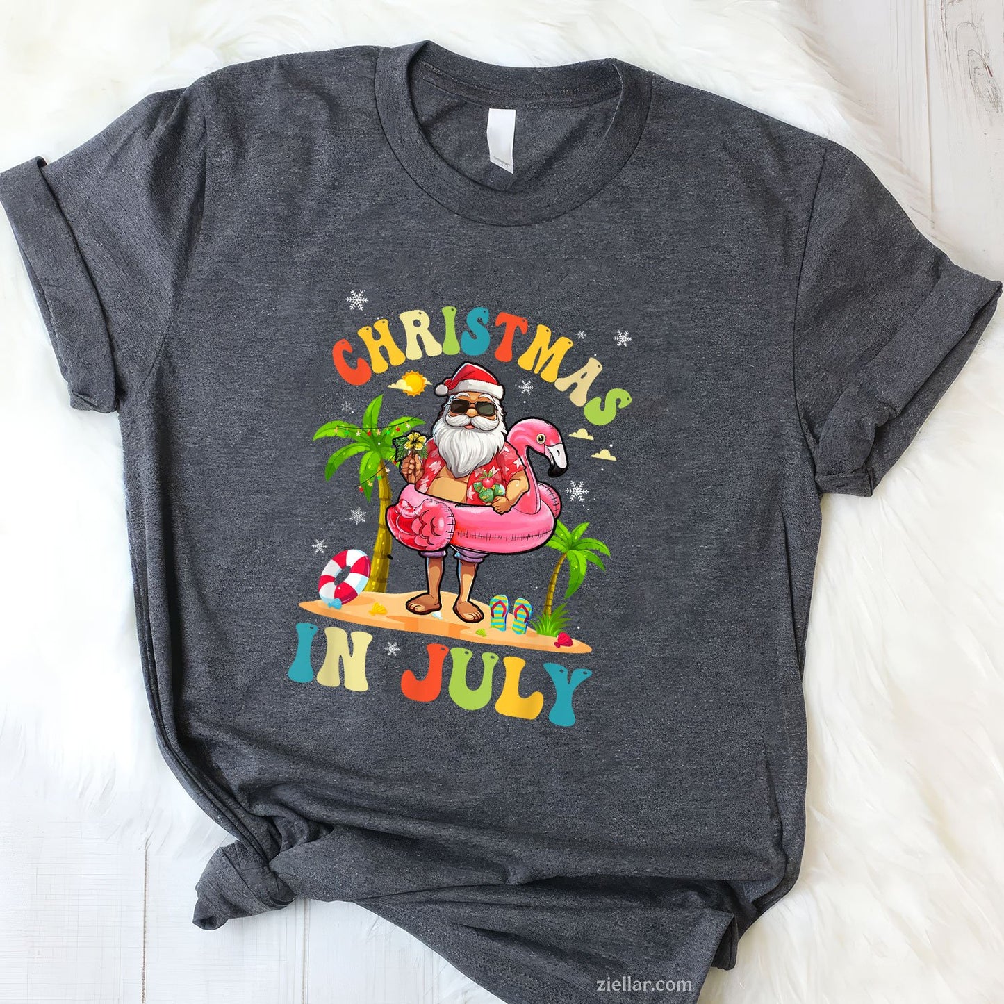 Christmas In July Funny Santa Summer