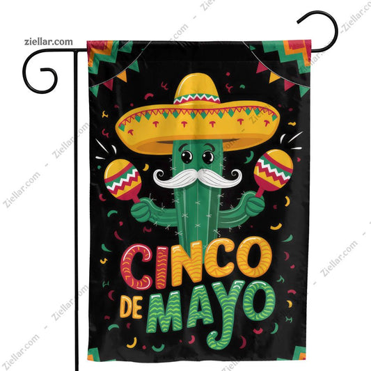 Cinco de Mayo Cactus Design Vibrant Mexican Fiesta Holiday Party Decoration