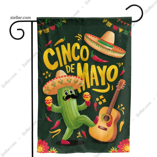 Cinco de Mayo Festive Cactus and Sombrero Theme for Party Decorations Gift