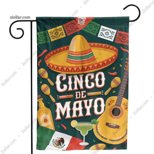 Cinco de Mayo Festive Sombrero Tequila and Guitar Theme for Party Supplies