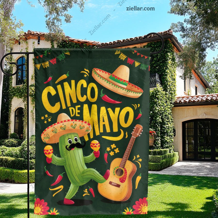 Cinco de Mayo Festive Cactus and Sombrero Theme for Party Decorations Gift