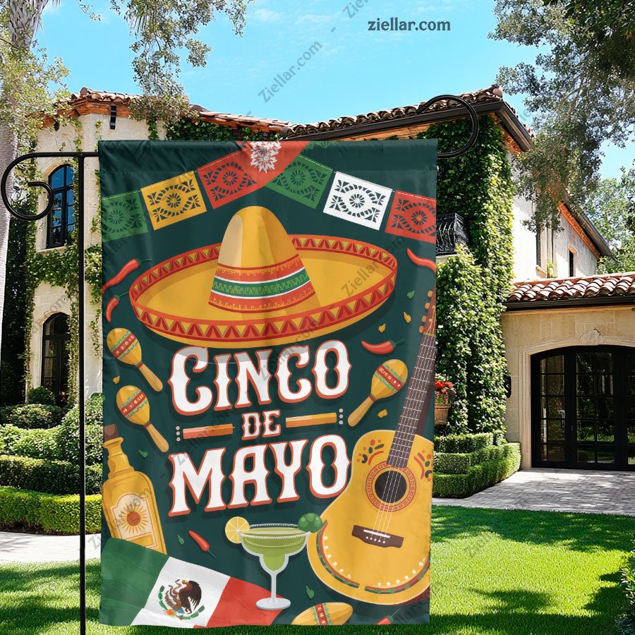 Cinco de Mayo Festive Sombrero Tequila and Guitar Theme for Party Supplies