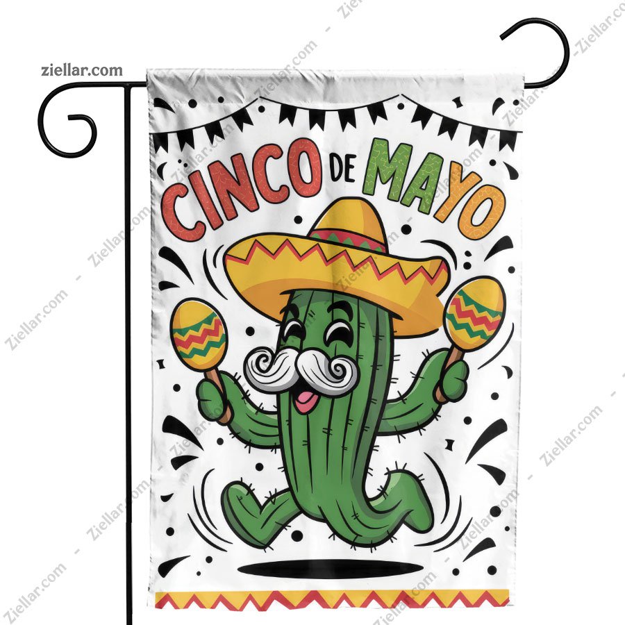 Colorful Cinco de Mayo Cactus Character Fiesta Celebration Mexican Party Decor