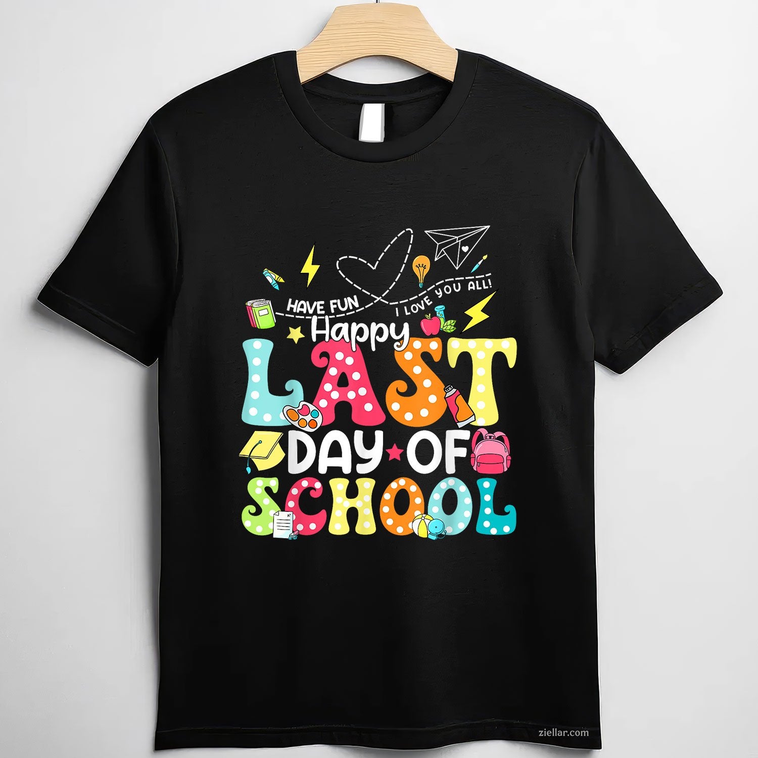 Cute End of School Appreciation Tee and T-Shirt, Graphic T-Shirt Gift for Educators