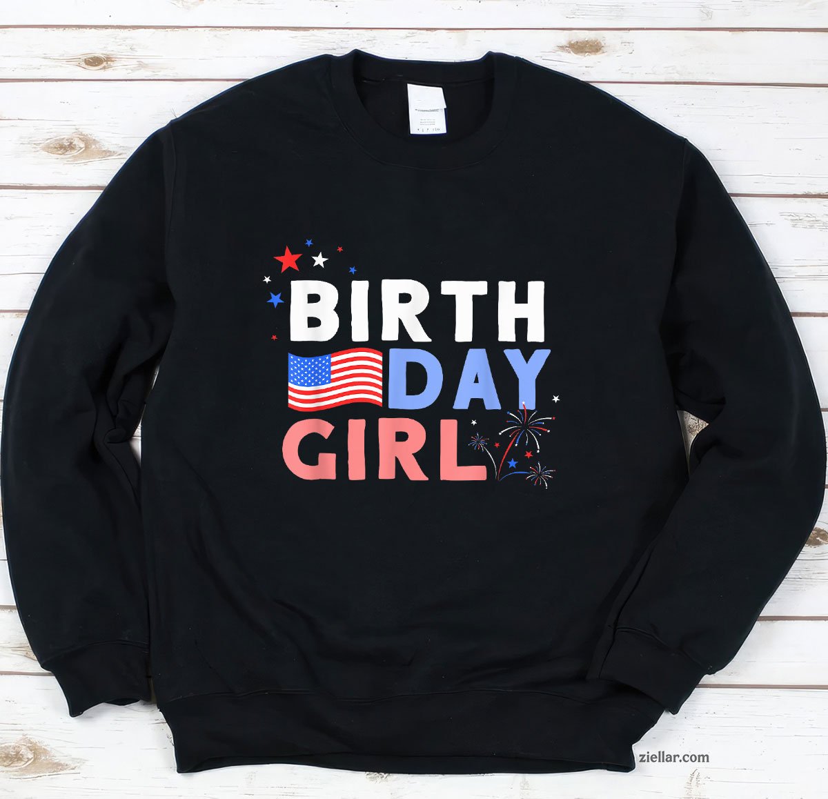 Cute It's My Birthday 4th of July Design For Women Sweatshirt, Patriotic USA Independence Day Gift