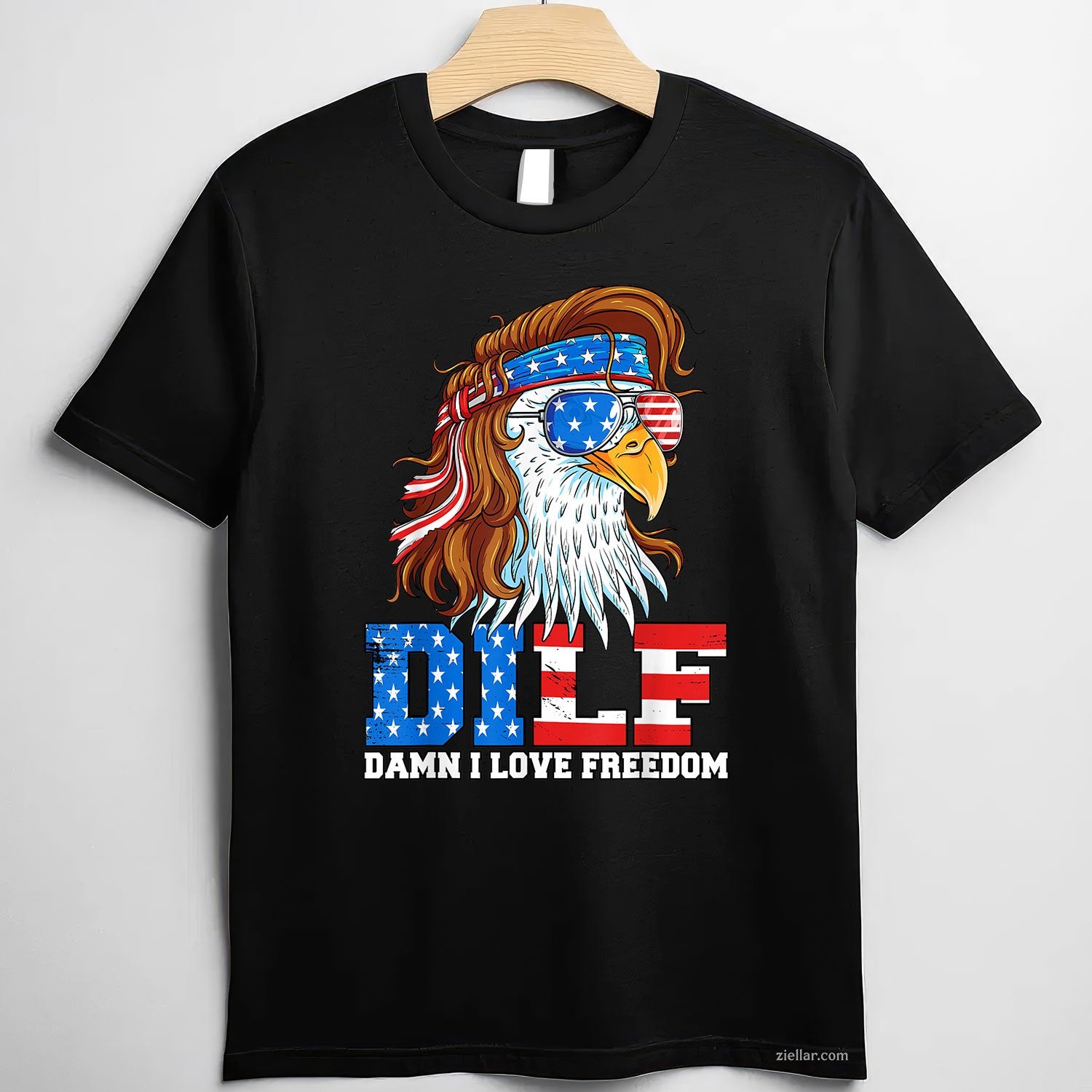 DILF Damn I Love Freedom Eagle Funny Patriotic 4th