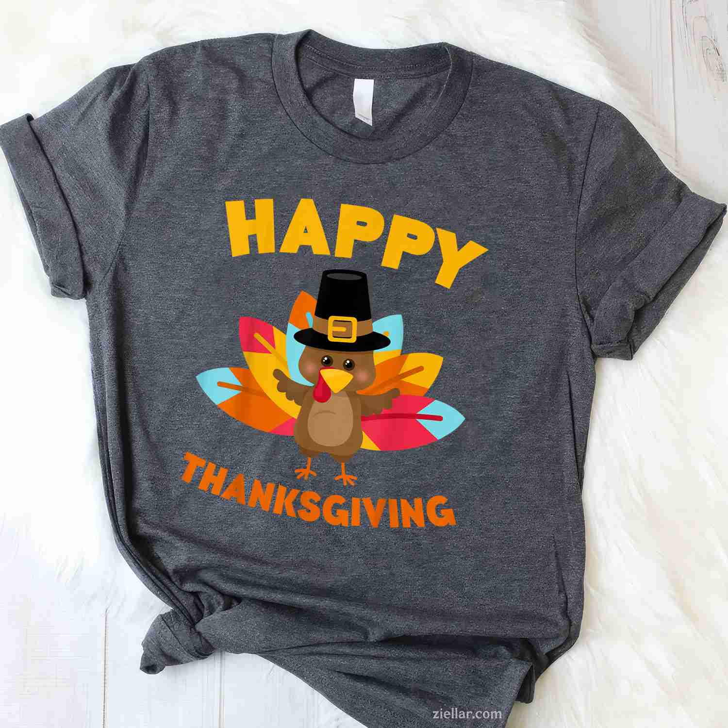 Dabbing Turkey Thanksgiving Pilgrim Funny Dab Vintage T-Shirt And Tee For Men And Adults