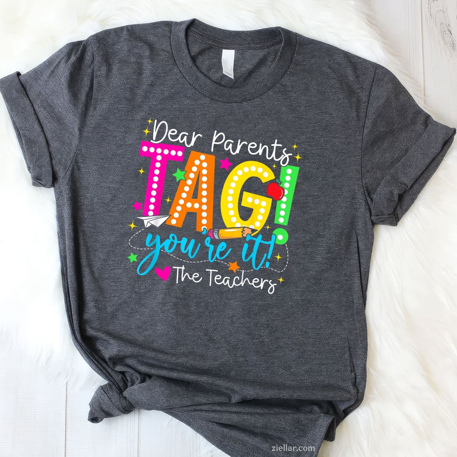 Dear Parents I’m Out Tee and T-Shirt, Teachers Last Day of School T-Shirt Gift for Women Adults