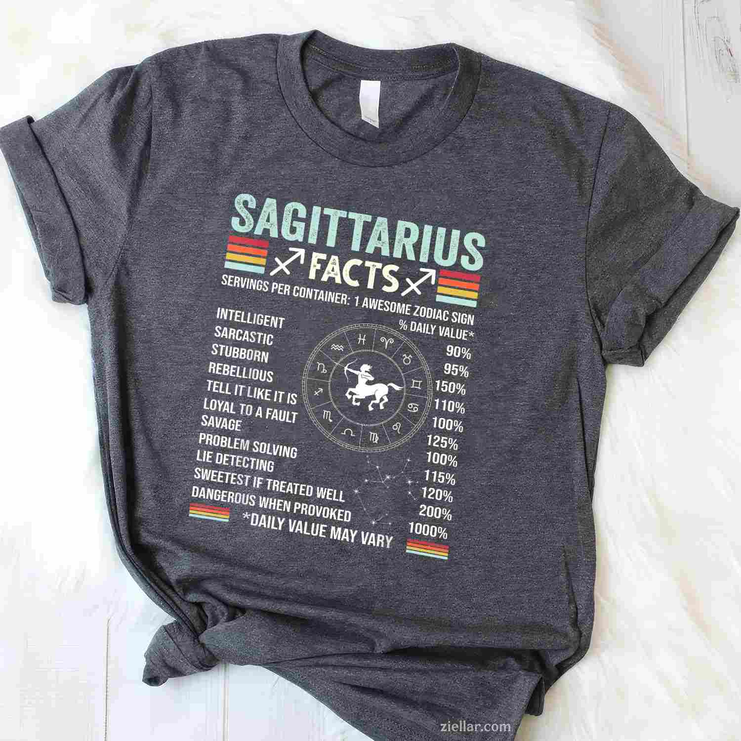 December Birthday Funny Sagittarius Zodiac Sign T-Shirt_ Cool Astrology Tee, A Great Gift For Men And Women