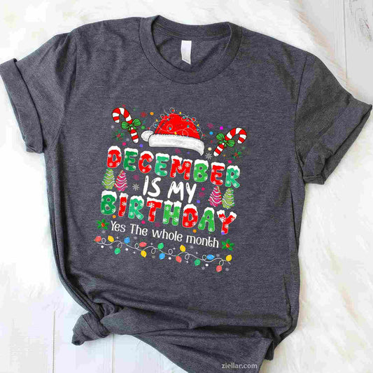 December Girl She Whispered Back I Am The Storm Butterfly T-Shirt_ Fierce Queen Birthday Tee For Adults