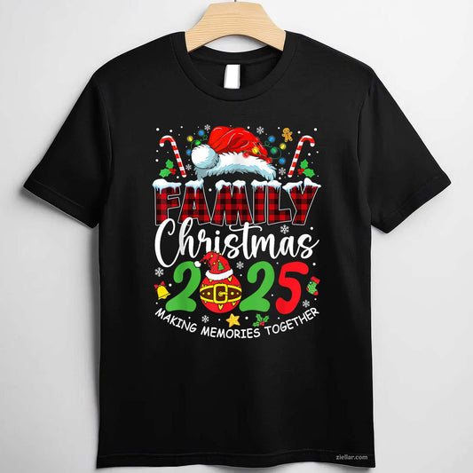 Don'T Stop Believin Santa Funny Christmas Gifts T-Shirt, A Funny Santa Christmas Believin' Tee For Adults