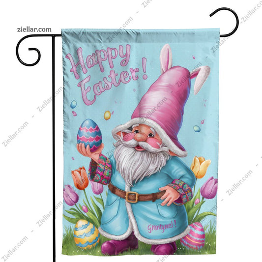 Easter Gnome with Pink Hat Spring Decor Cute Bunny Eggs Holiday Decoration