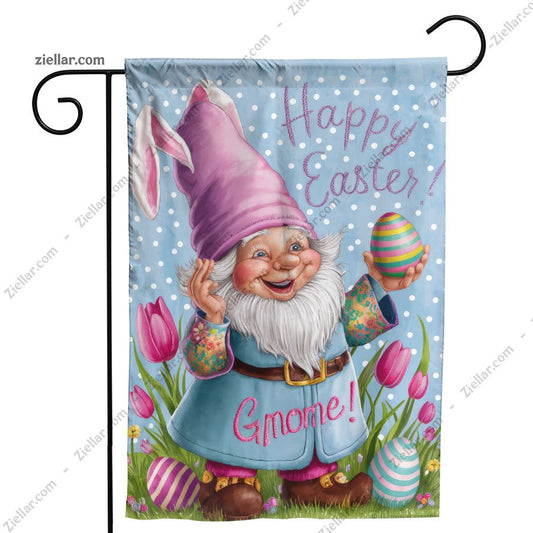 Easter Gnome with Pink Hat and Bunny Ears Spring Decoration for Home or Garden