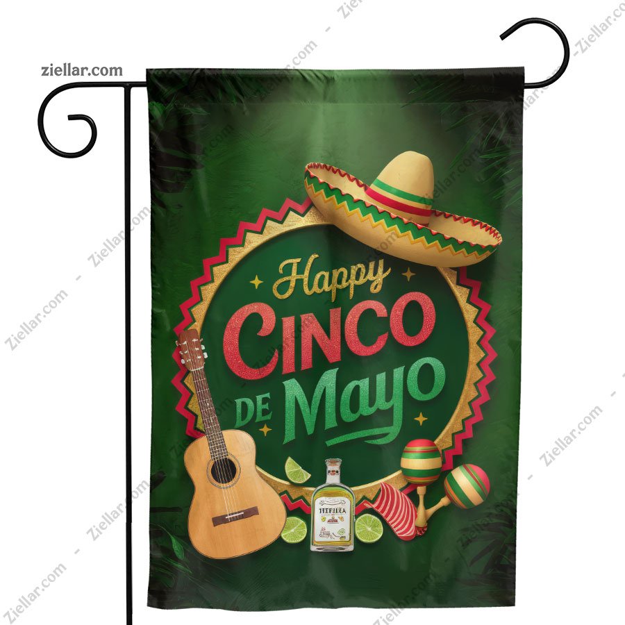 Elegant and Festive Cinco de Mayo Poster Ideal for Party and Home Decor
