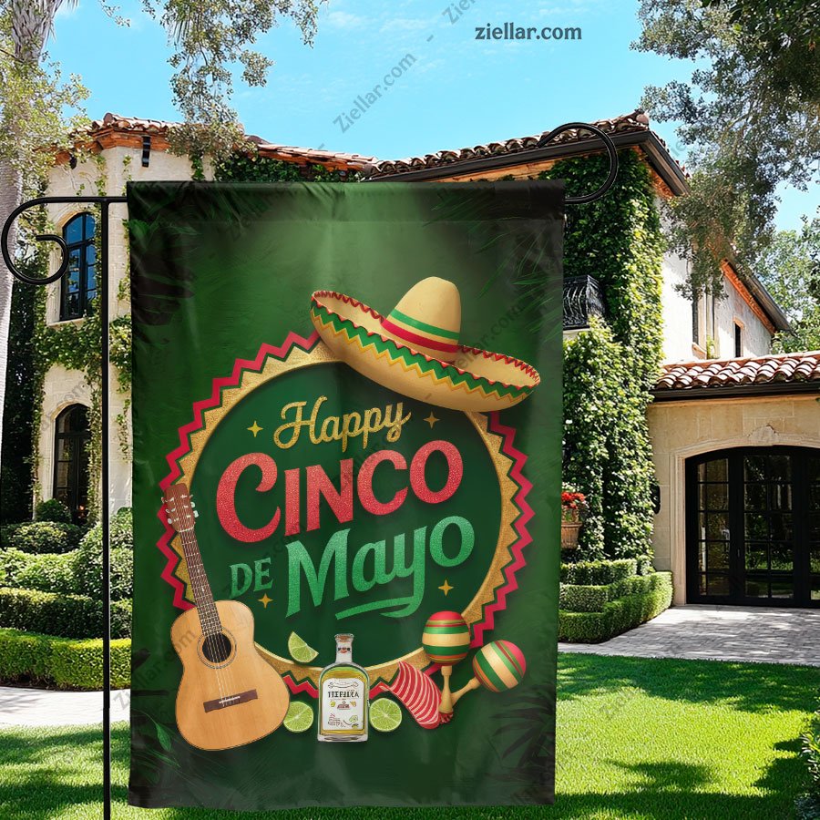 Elegant and Festive Cinco de Mayo Poster Ideal for Party and Home Decor