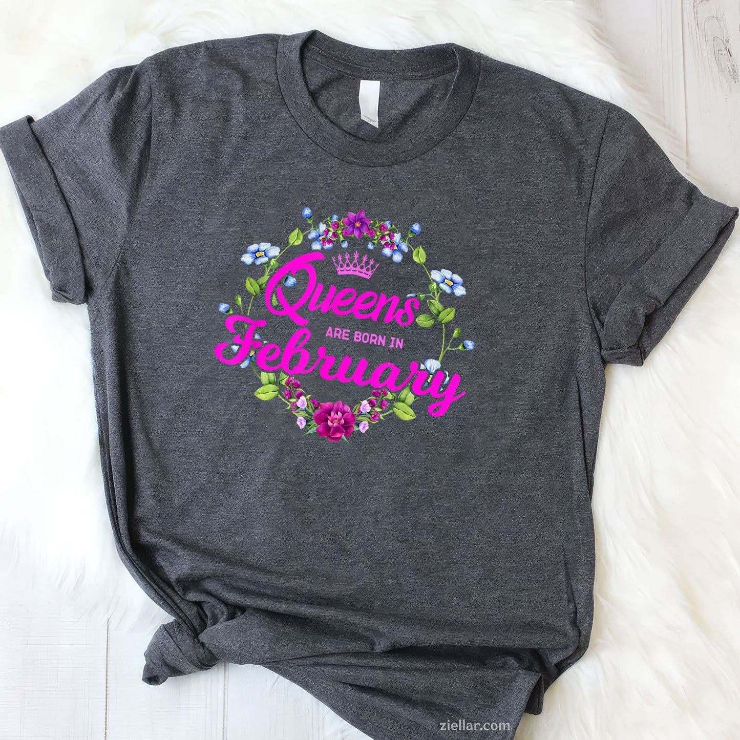 February Queen Birthday Tee and T-Shirt, Legendary Gift T-Shirt for Women Adults