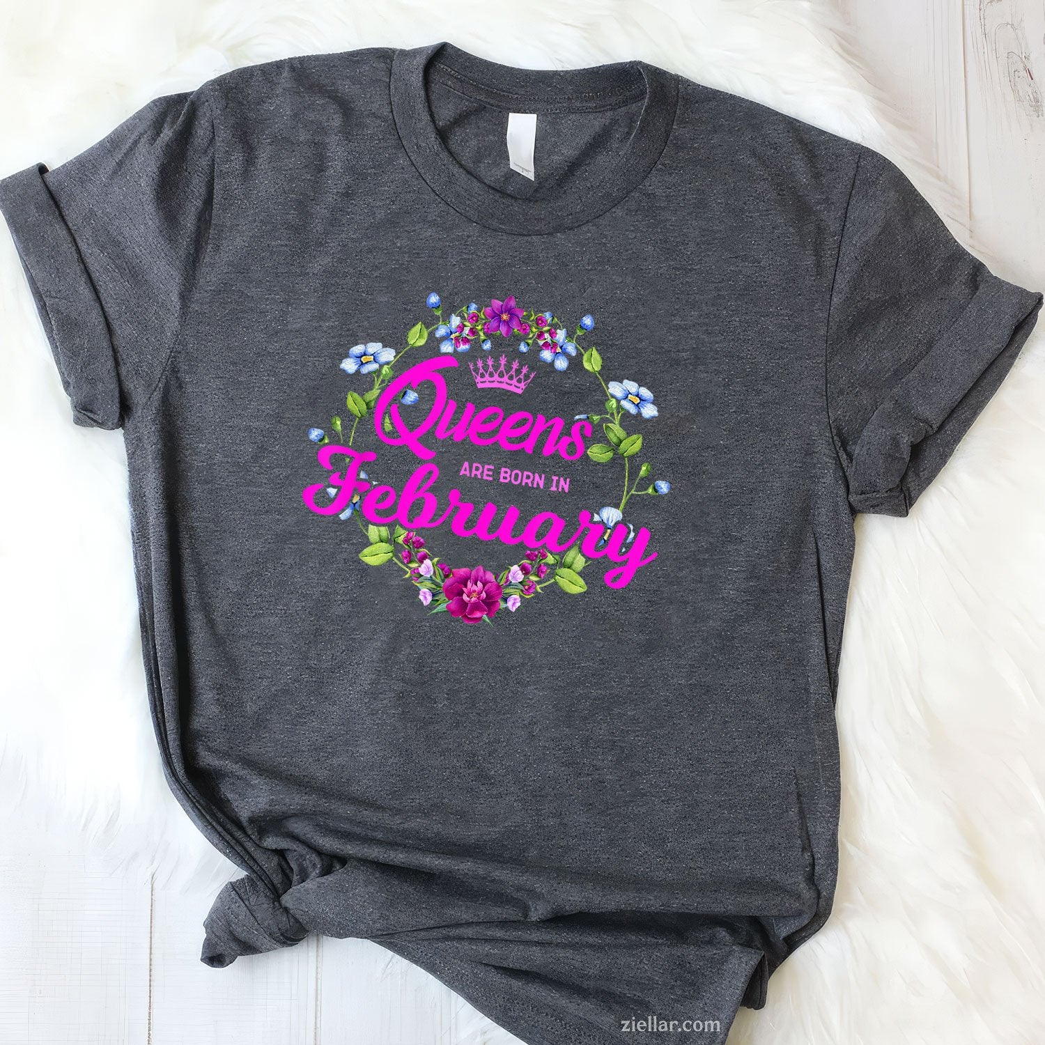 February Queen Birthday Tee and T-Shirt, Legendary Gift T-Shirt for Women Adults