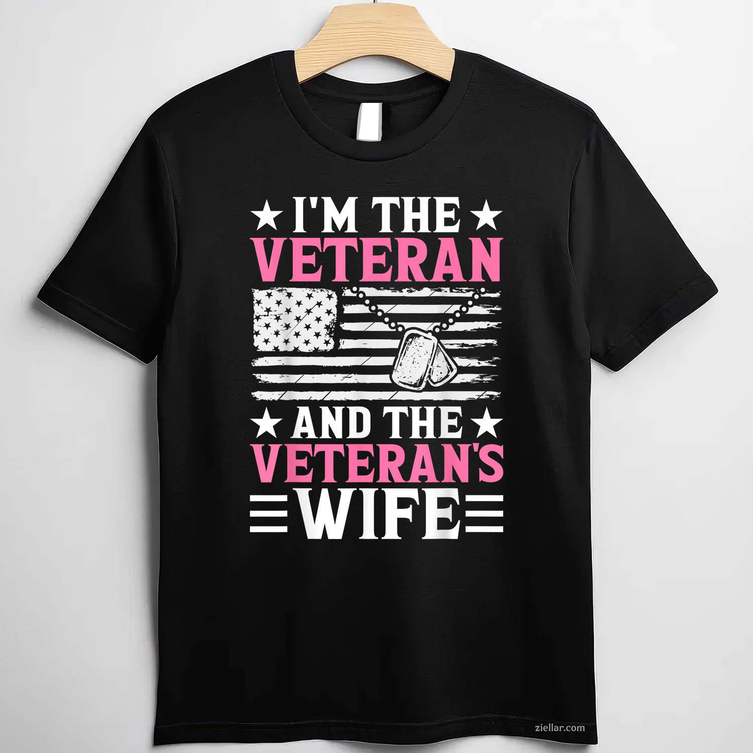 Female Veteran And Veteran'S Wife Women Veteran Mom Grandma T-Shirt And Tee