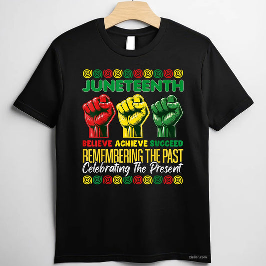 Fist Juneteenth African American Believe