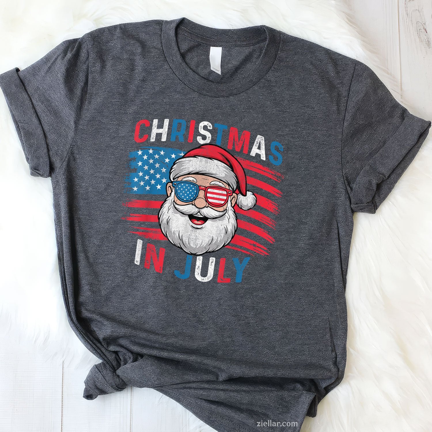 Fourth of July Christmas Us Flag