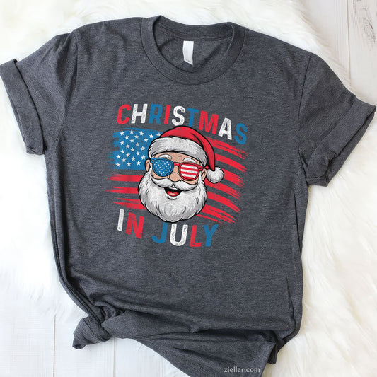 Fourth of July Christmas Us Flag