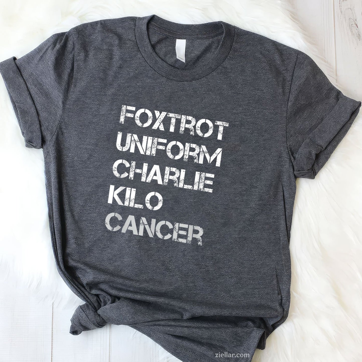 Foxtrot Uniform Charlie Kilo, Fuck Lung Cancer T-Shirt