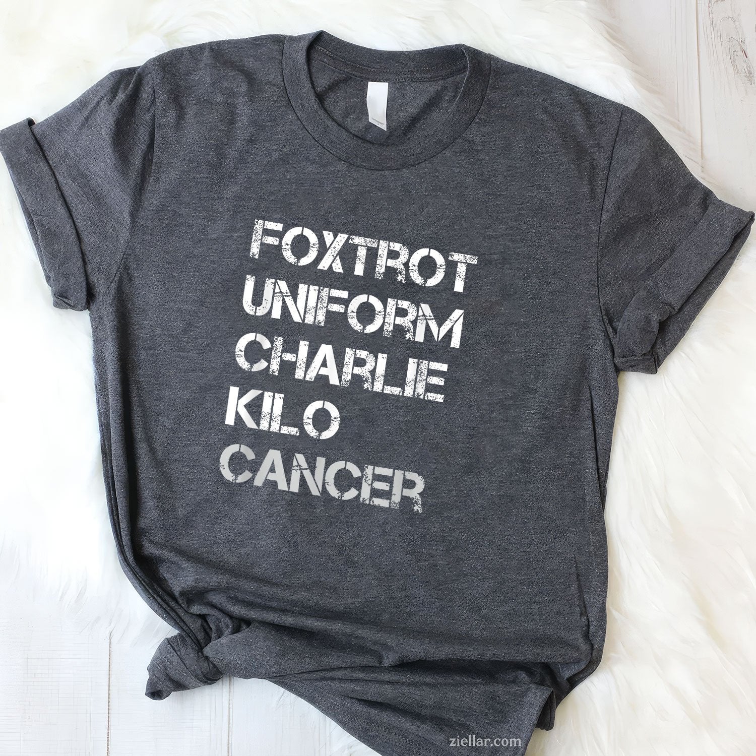 Foxtrot Uniform Charlie Kilo, Fuck Lung Cancer T-Shirt