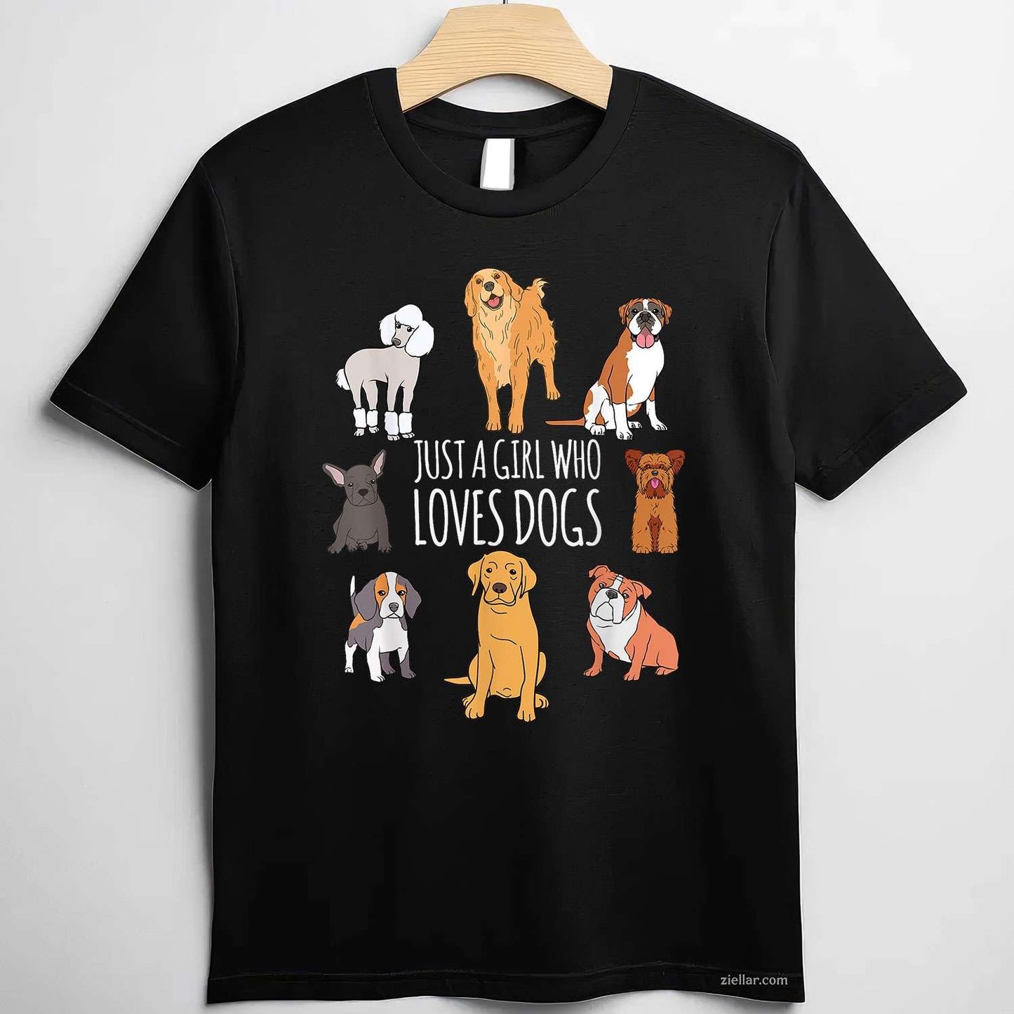 Fun Dog Puppy Lover Themed T-Shirt, Cute Graphic Tee For Adults Who Love Dogs