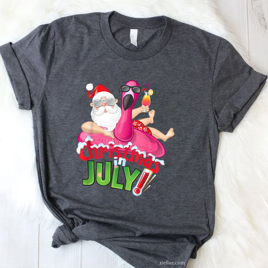 Funny Christmas in July Shirt Summer