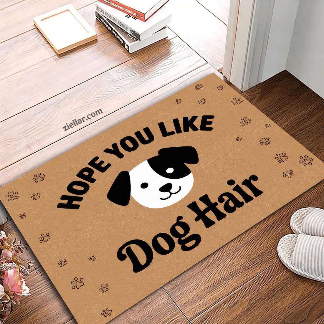Funny Dog Hope You Like Doormat Personalized Custom Rug for Front Door