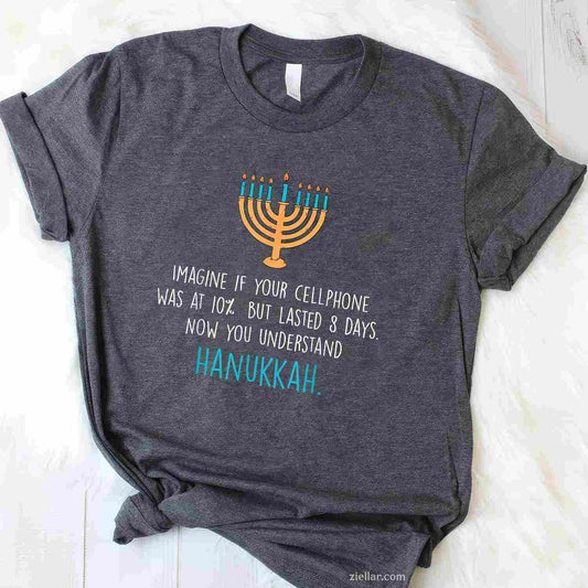 Funny Hanukkah Jewish Holiday Channukah Jew Fun Hanukkah T-Shirt_ Humorous Holiday Tee For Men And Women