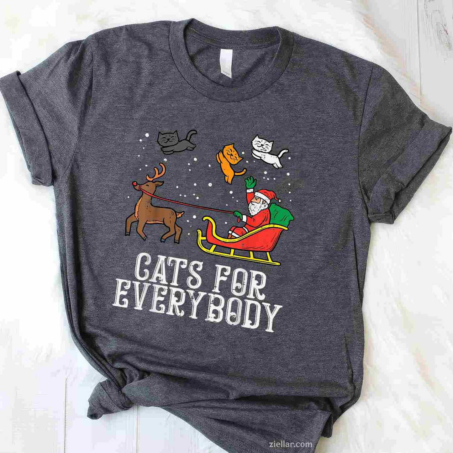 Funny Santa With Sunglasses And Beer Christmas In July T-Shirt_ A Great Summer Holiday Party Tee