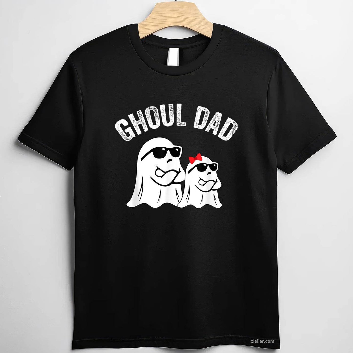 Ghoul Dad Funny Halloween Daddy Ghost Vintage Tee, Halloween T-Shirt for Men Women Adults Unisex, Aesthetic Streetwear Top, Soft Cotton Premium Print