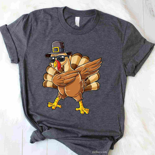 Gobble Til You Wobble Shirt Outfit Funny Thanksgiving T-Shirt And Tee For Men Women