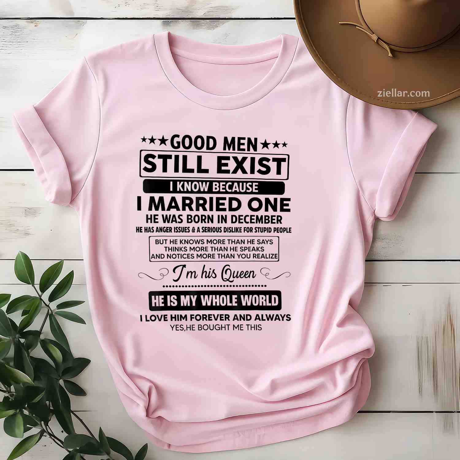 Good Men Still Exist He Was Born In December Funny Birthday T-Shirt_ Great Present For Your Favorite Guy Tee