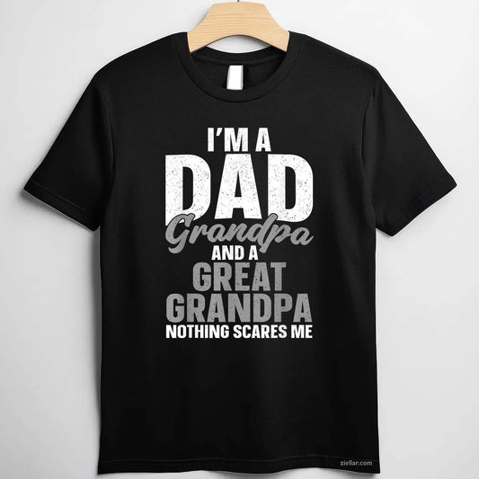 Great Grandpa Art For Great Grandfather Men Grandparents Day T-Shirt Tee