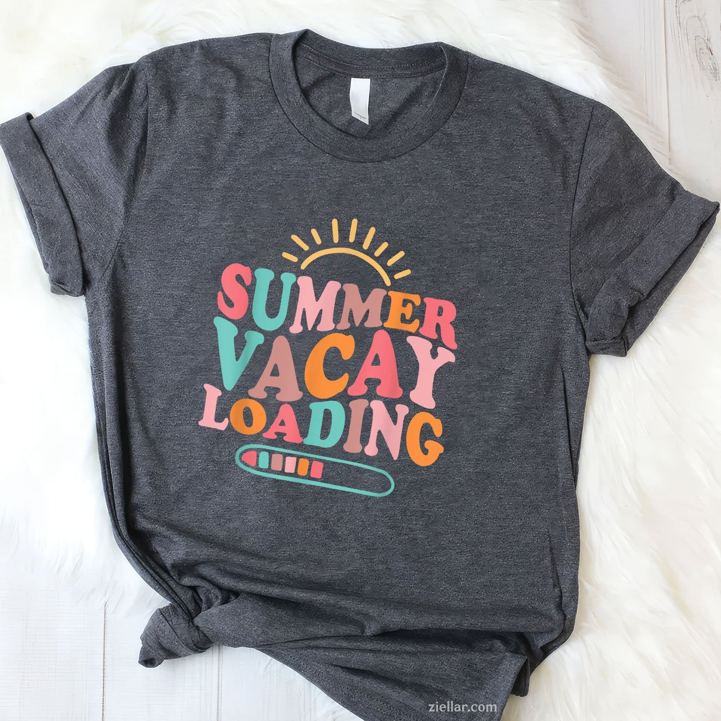 Groovy Summer Vacay Loading Tee and T-Shirt, Week Countdown Last Day of School T-Shirt for Adults