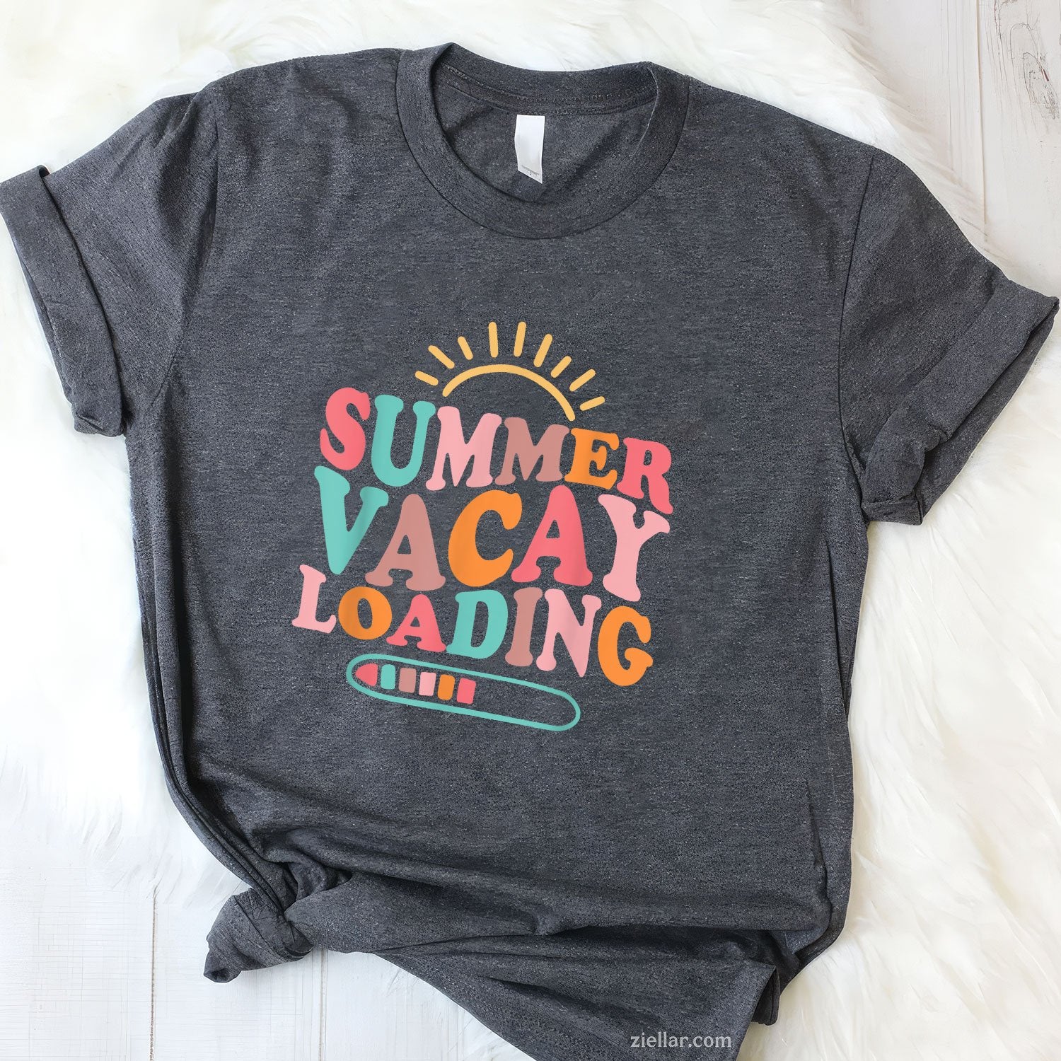 Groovy Summer Vacay Loading Tee and T-Shirt, Week Countdown Last Day of School T-Shirt for Adults